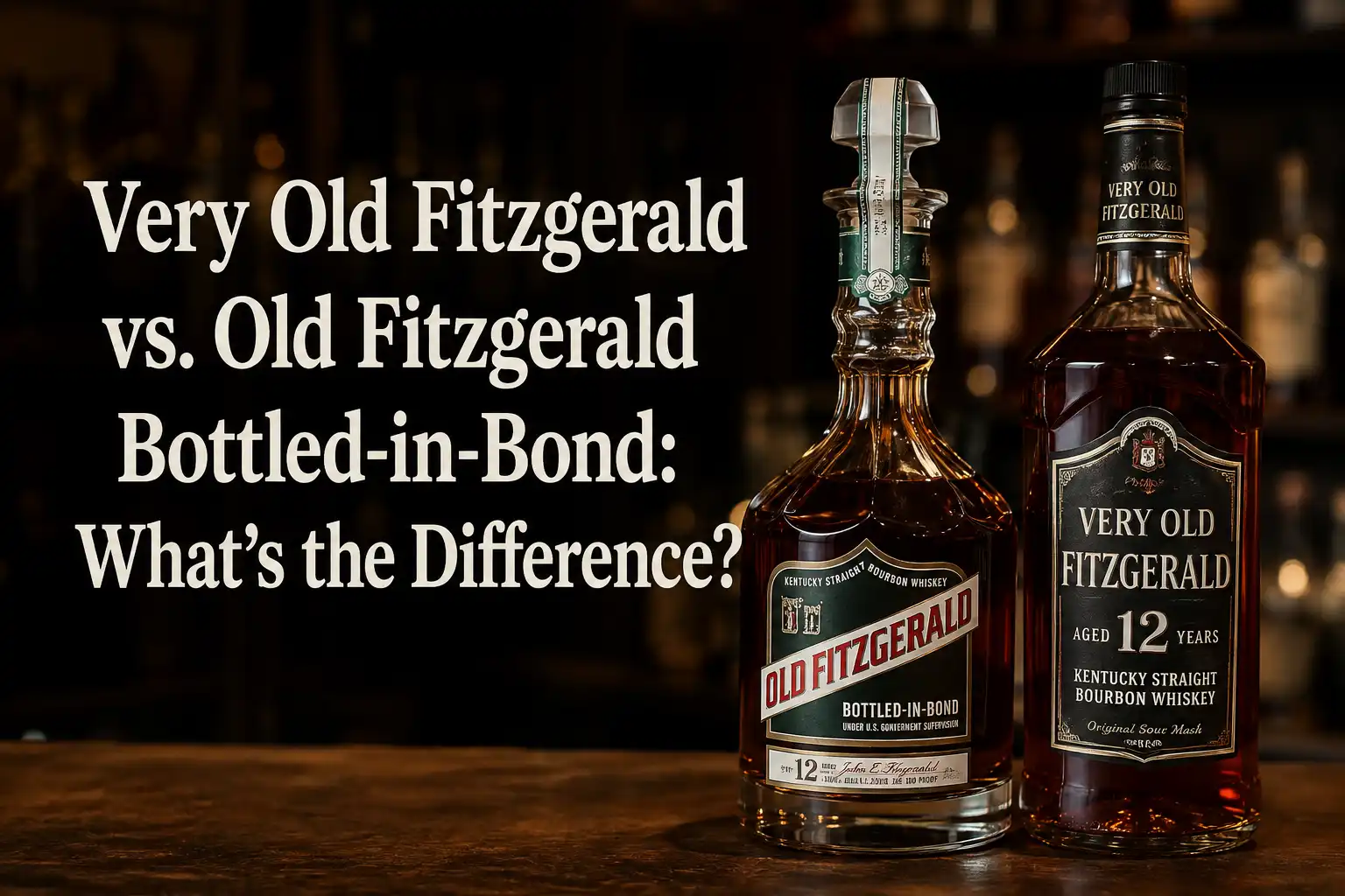 Very Old Fitzgerald vs. Old Fitzgerald Bottled