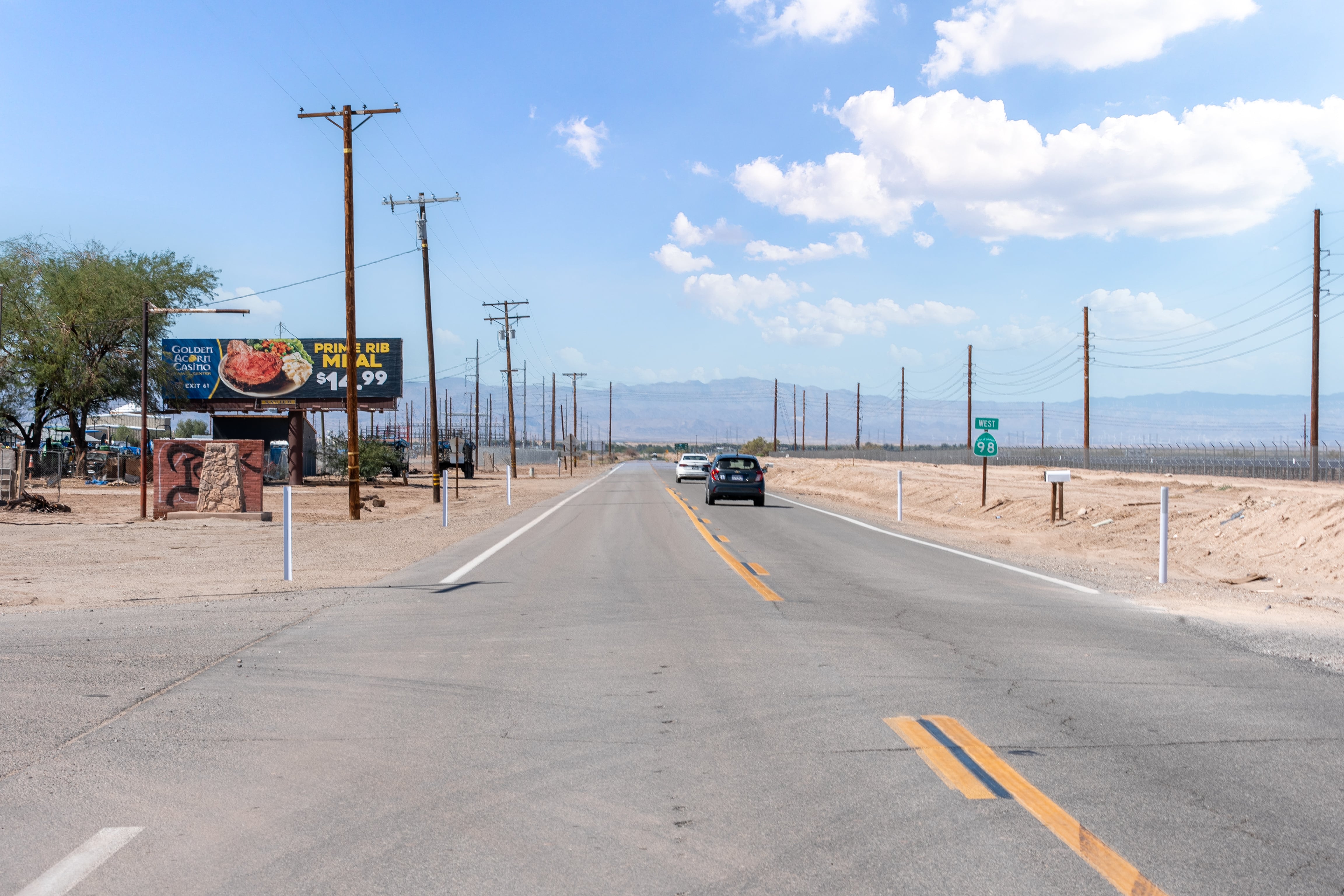 Static Billboard Displays Across Imperial Valley
