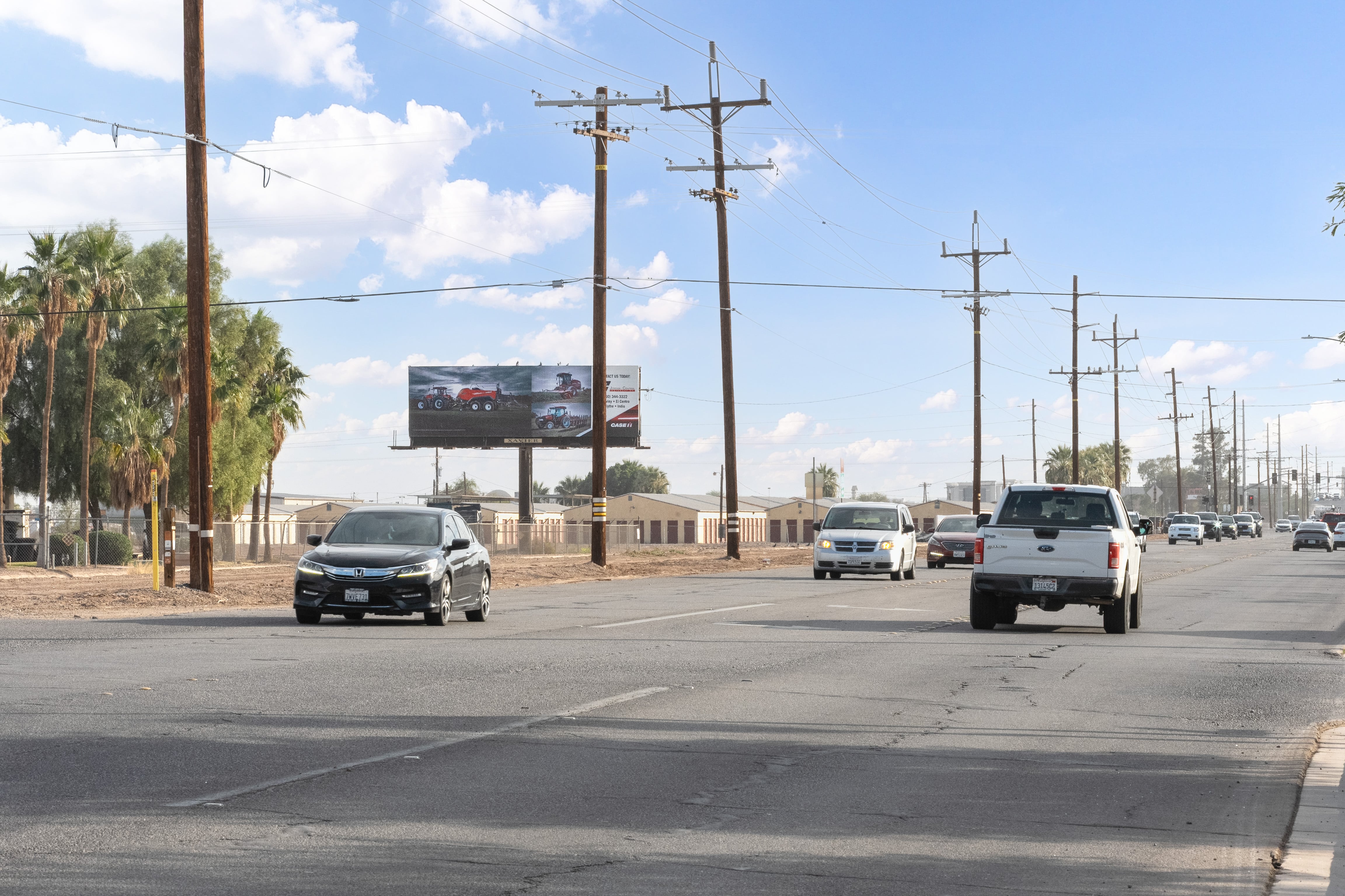 Static Billboard Displays Across Imperial Valley