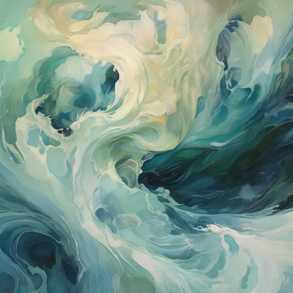 Abstract textured painting