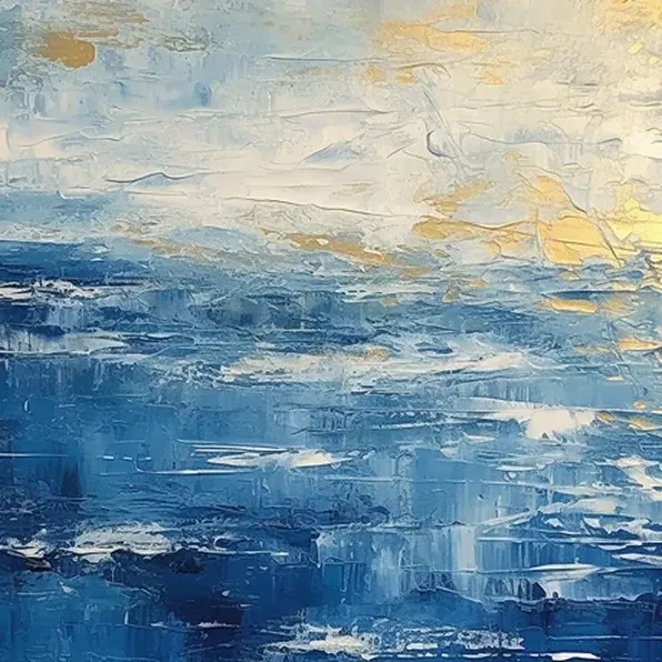 Abstract textured painting