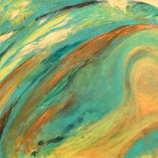 Abstract textured painting