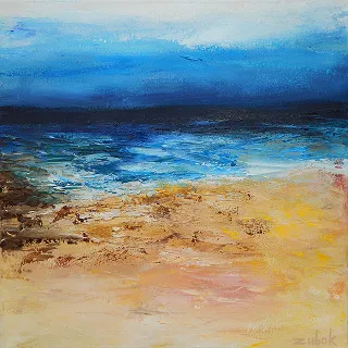 Abstract textured painting