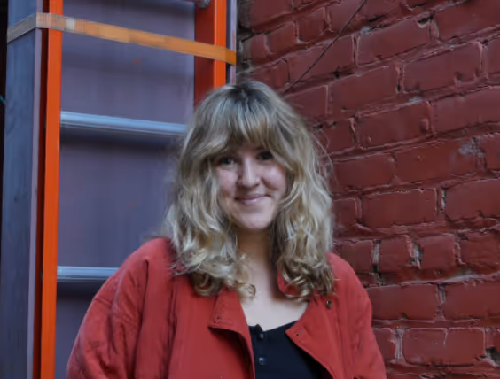 Photo of intern ella connor with mask off