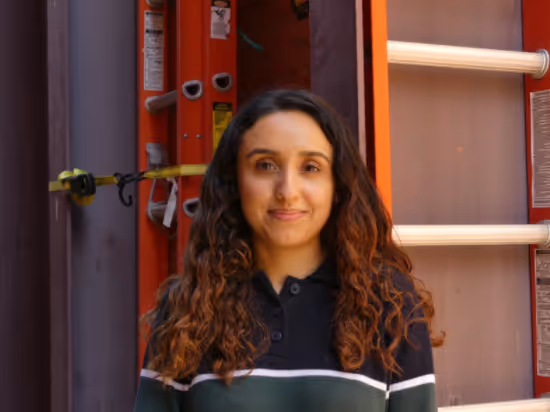 Photo of intern fernanda rojas with mask off