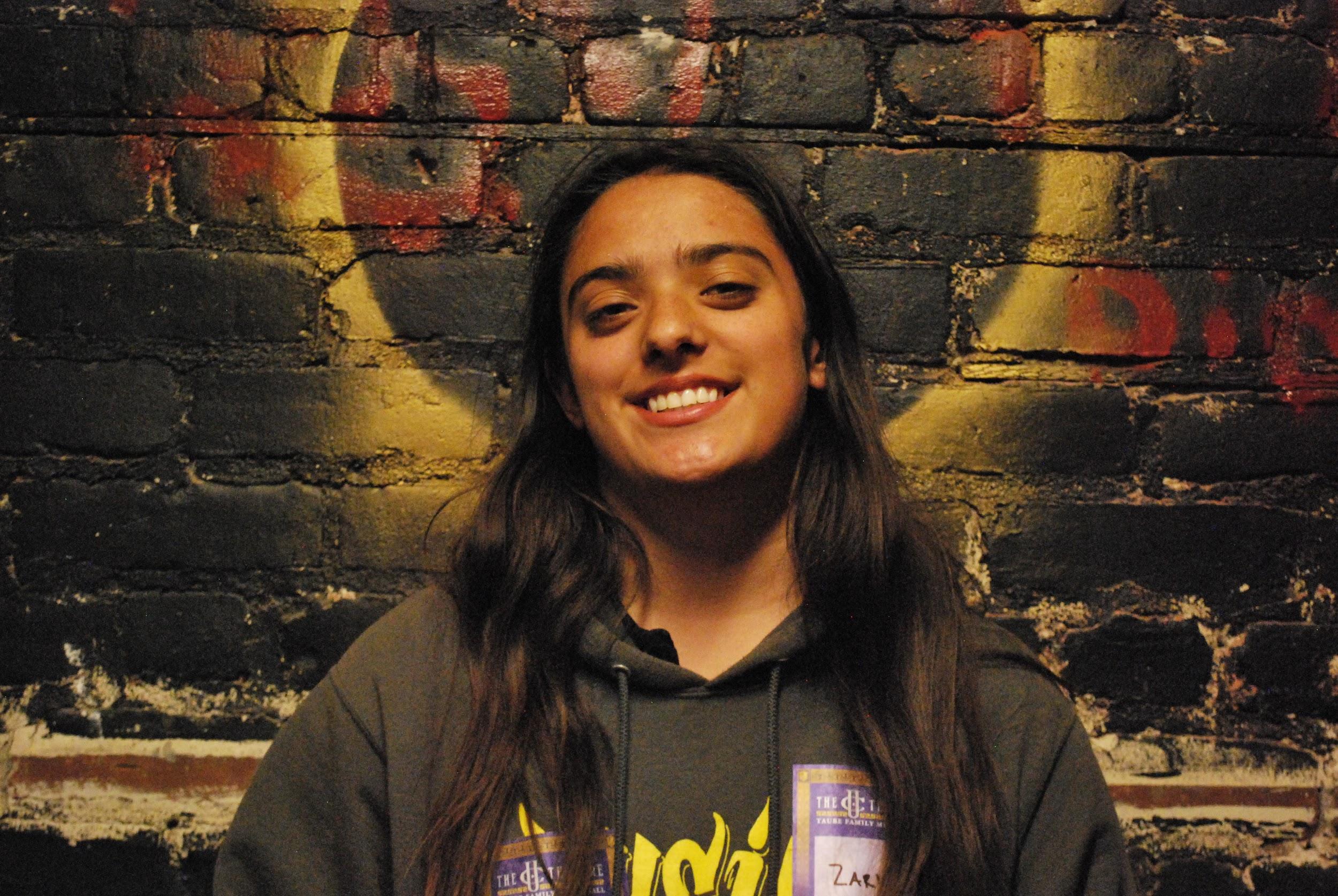 Photo of intern Zari Fernandez
