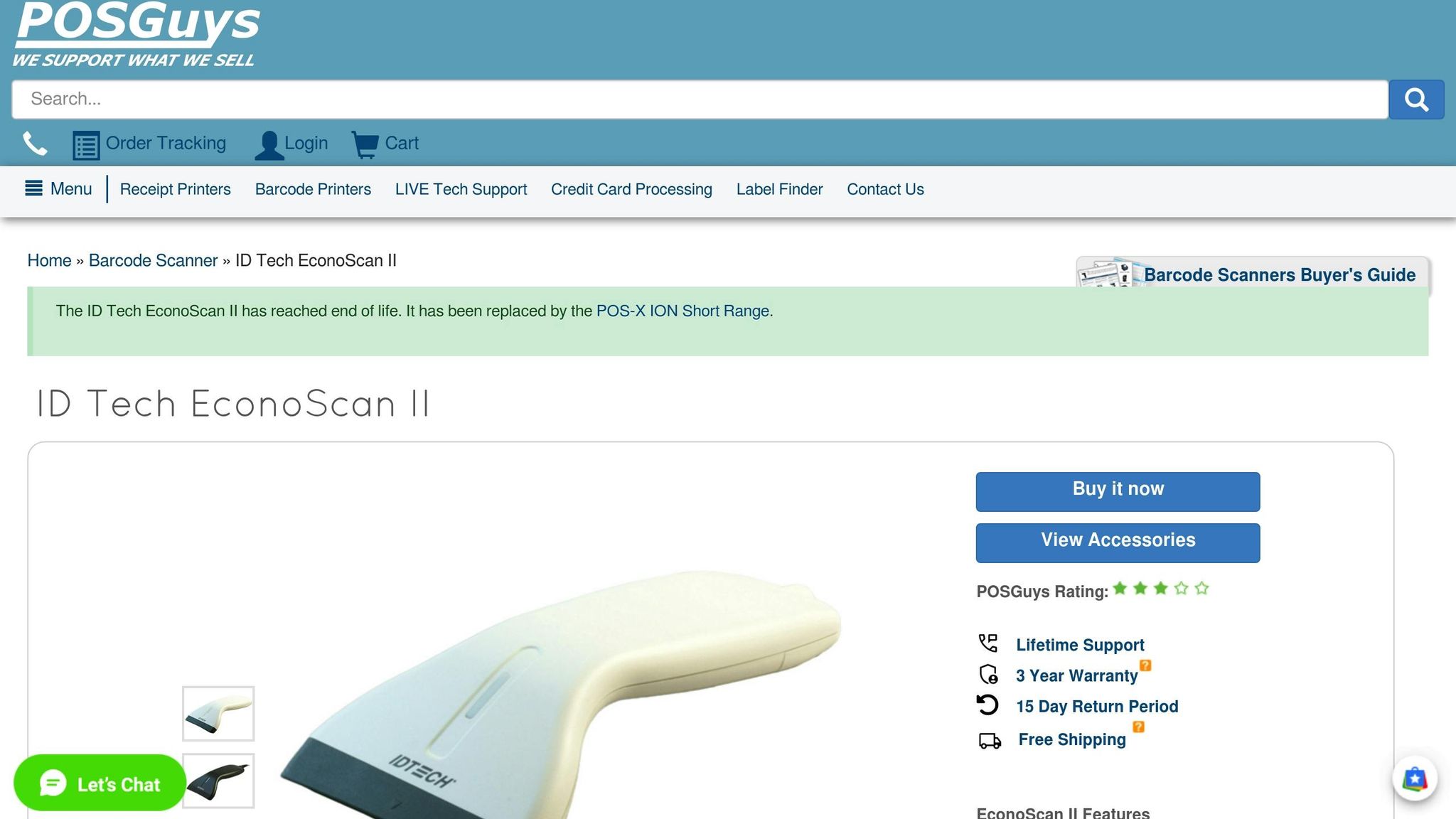 ID Tech Econoscan II