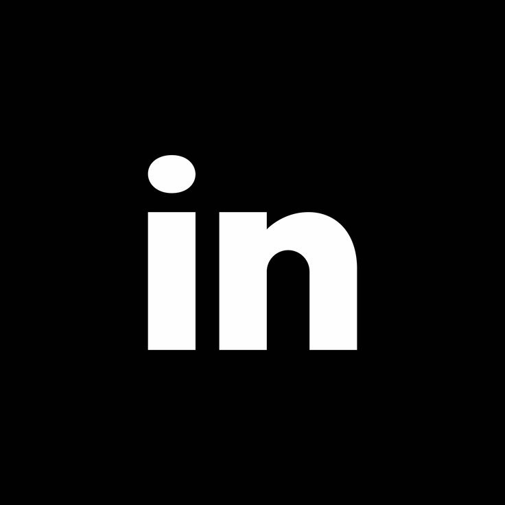 LinkedIn icon.
