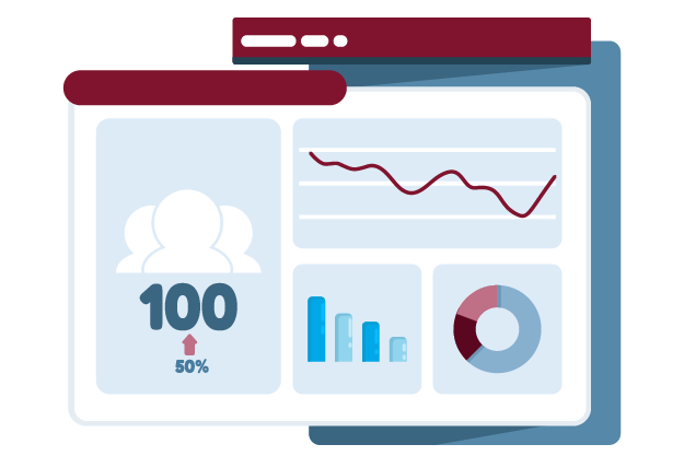 visitor engagement icon