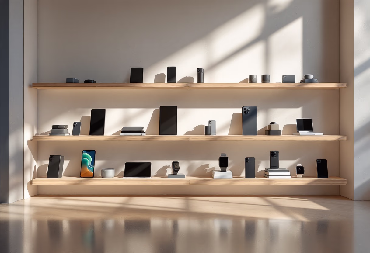 image of tech gadgets collection