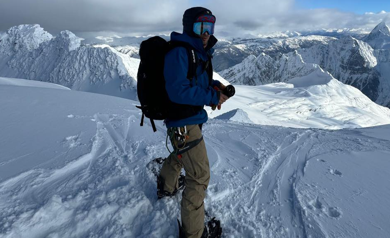 OUTMAP founder Félix about to drop Mount Roger headwall