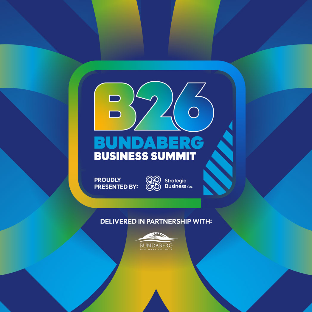 Logo for the B26 Bundaberg Business Summit Event
