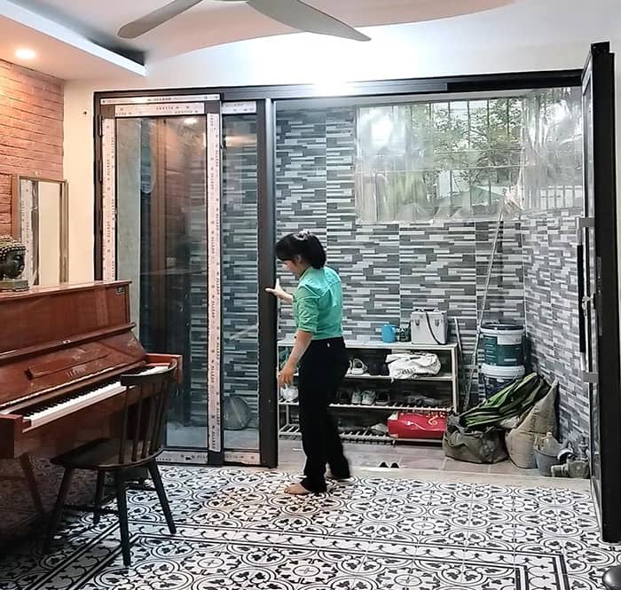 Cửa nhôm hệ thủy lực