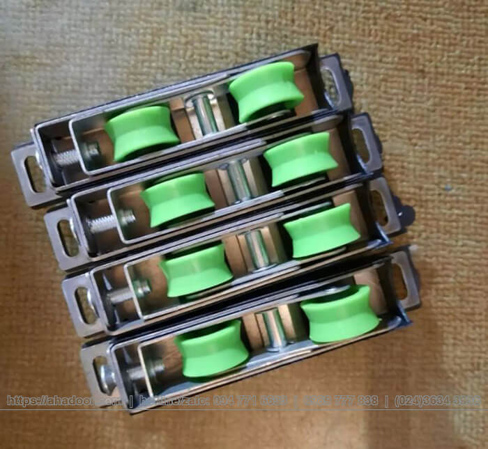 Bánh xe cửa lùa nhôm xingfa thương hiệu Kinlong