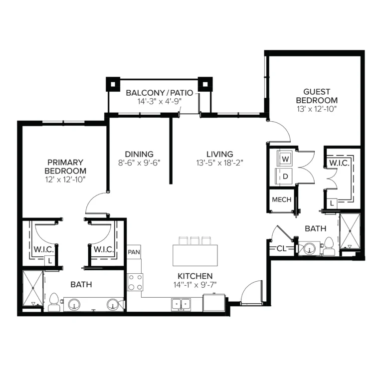 Mercer floor plan