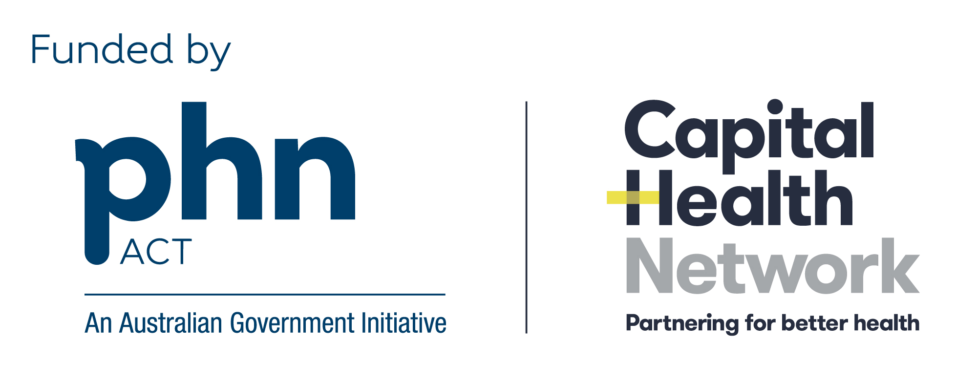 Funded by Logo. Captial Health Network