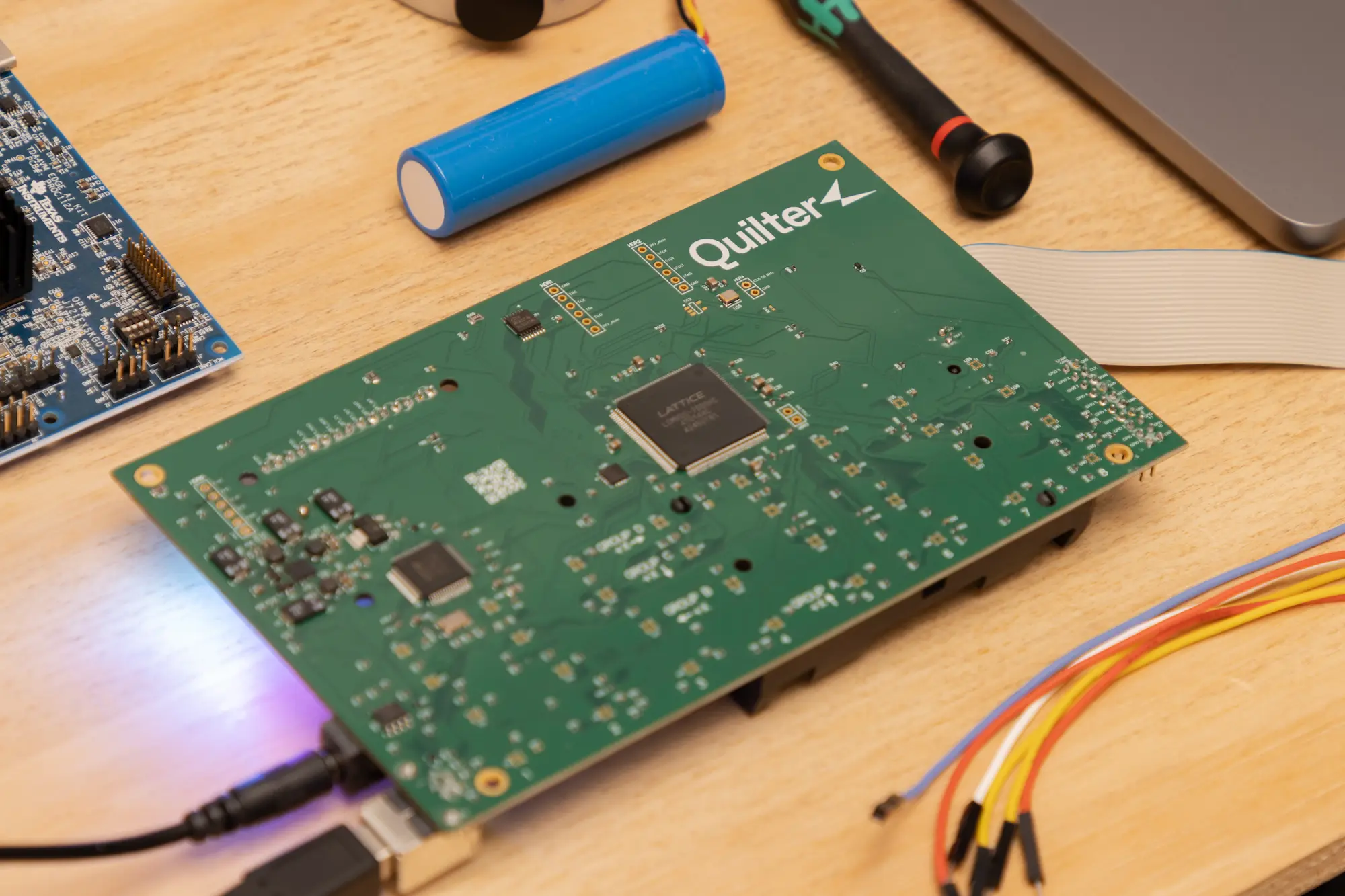 Manufacturing results board photo