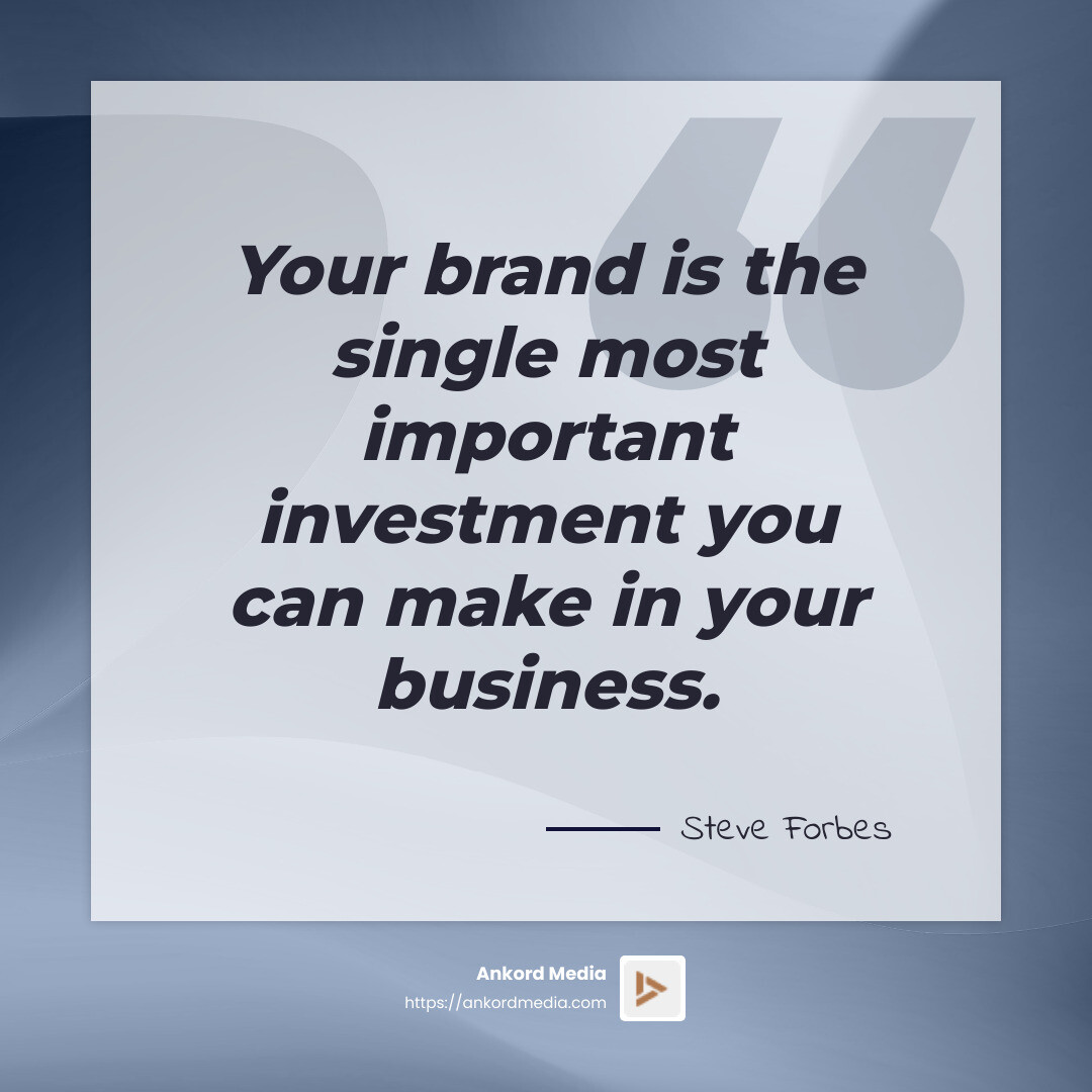 branding importance - how to design a startup website infographic simple-quote-gray