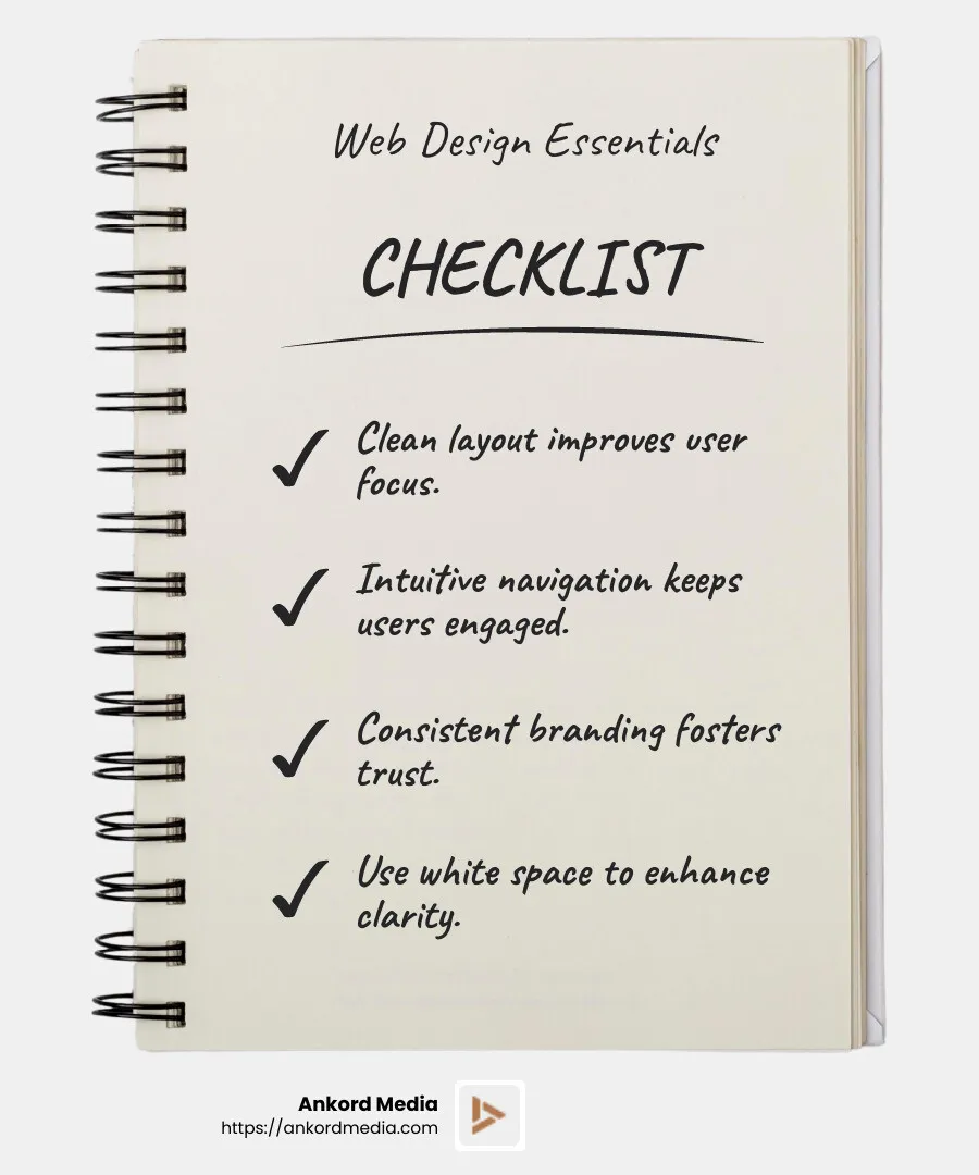 Quote about brand consistency - web design for startups infographic checklist-notebook