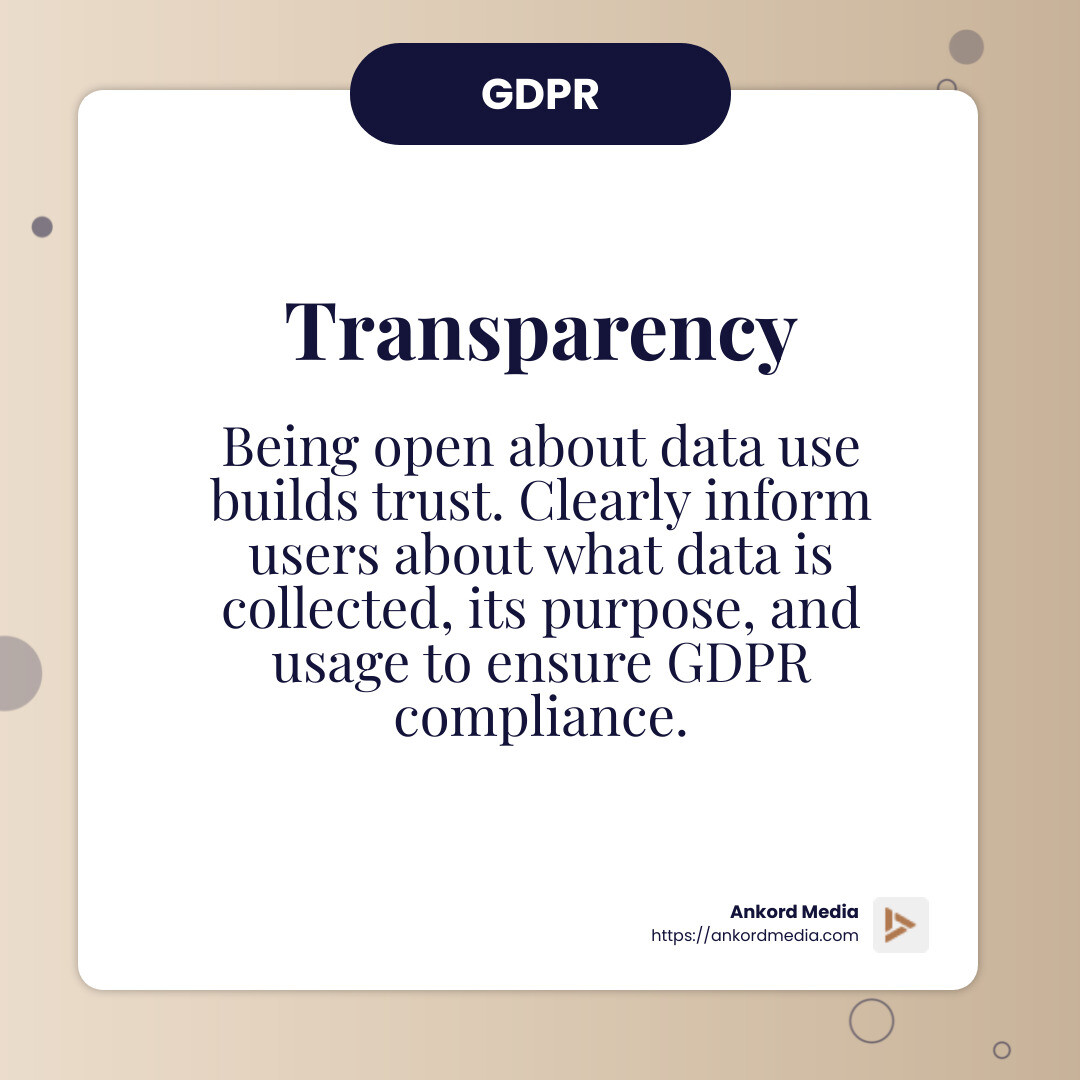 Transparency in GDPR - GDPR infographic simple-info-card