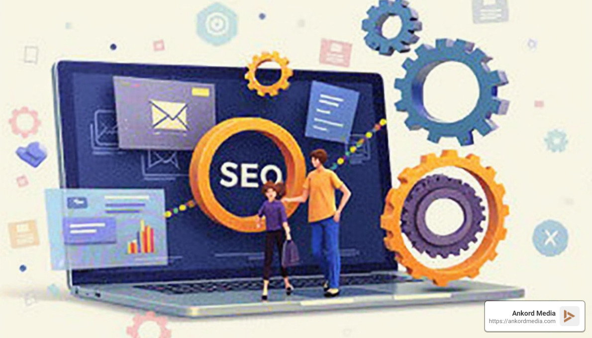 Responsive design example - SEO-optimized website design