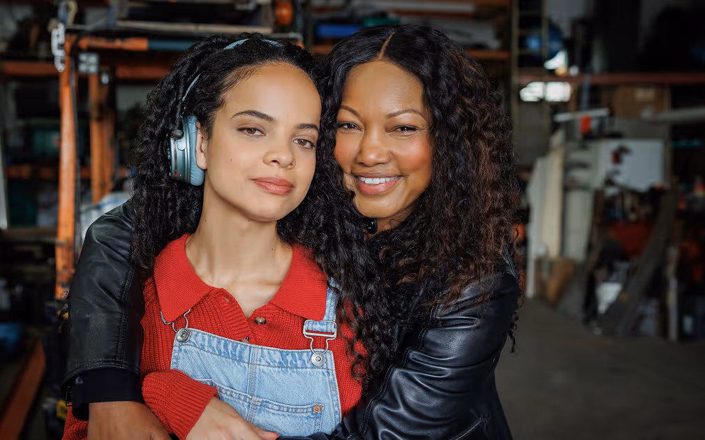 Garcelle Beauvais with a co-star in a scene from Black Girl Missing.