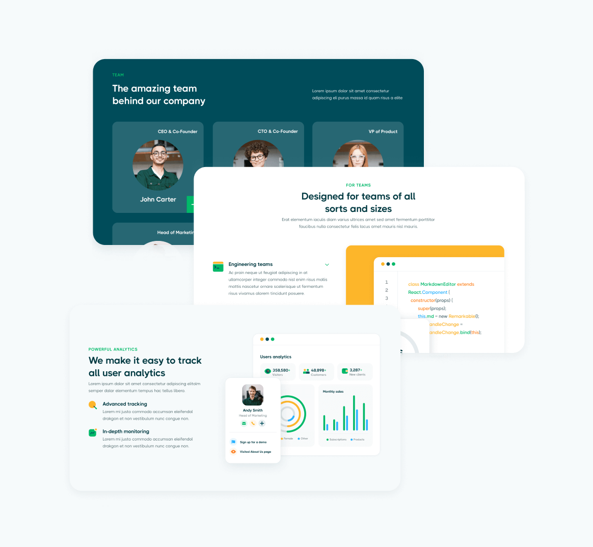 Sections - Webtech X Webflow Template