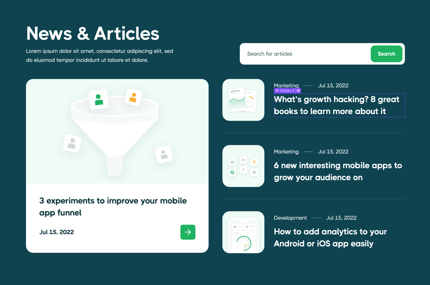 CMS Content - Webtech X Webflow Template