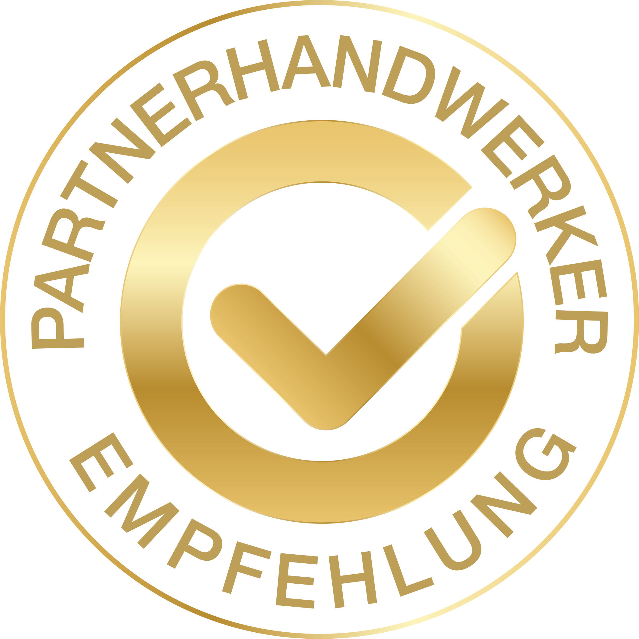 Siegel Partnerhandwerker Empfehlung