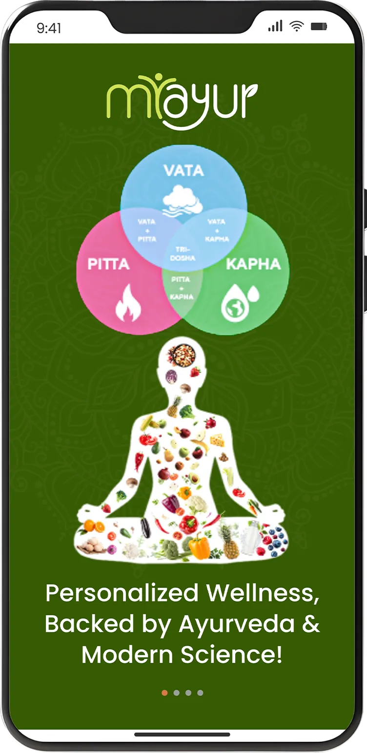 A human made with 3 doshas as per ayurveda vata Pitta kapha