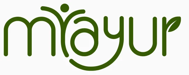 My Ayur logo which shows how ayurveda diet and yoga can change life