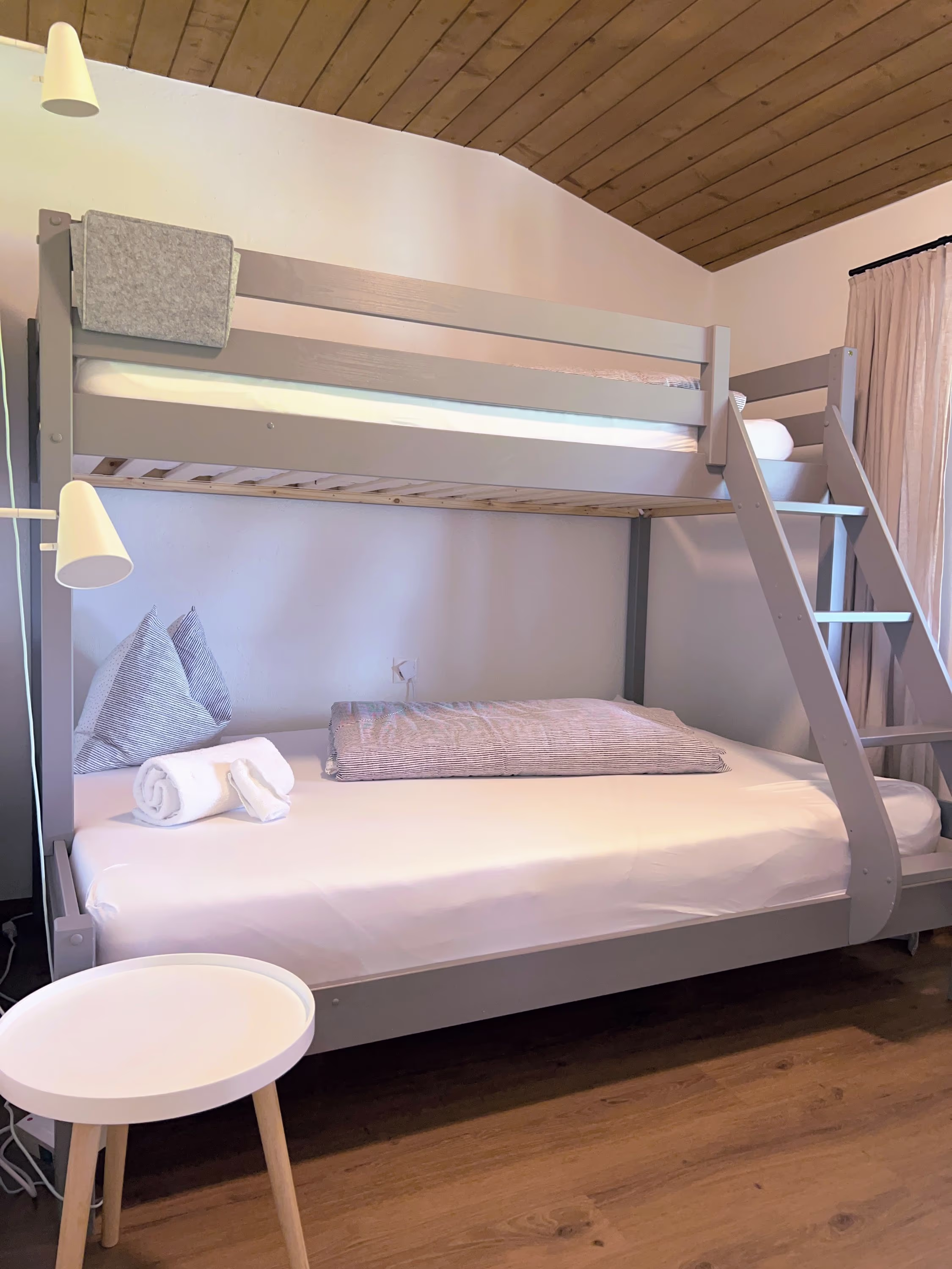 A man sitting in the room in old romantic cottage