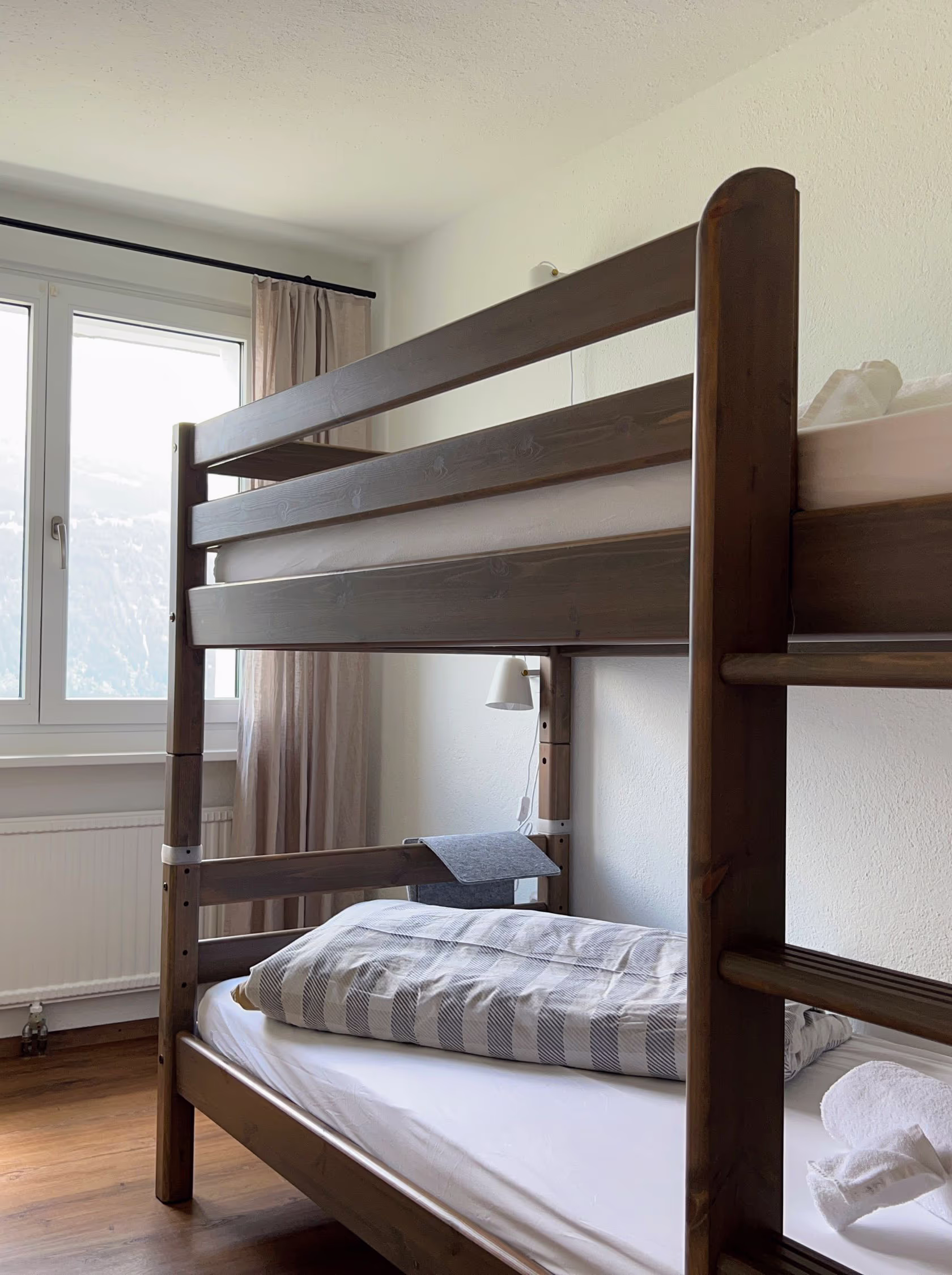 A man sitting in the room in old romantic cottage