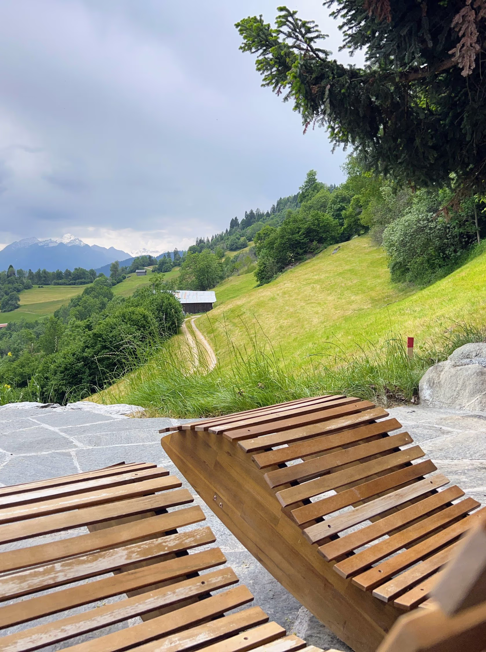 A man sitting in the room in old romantic cottage
