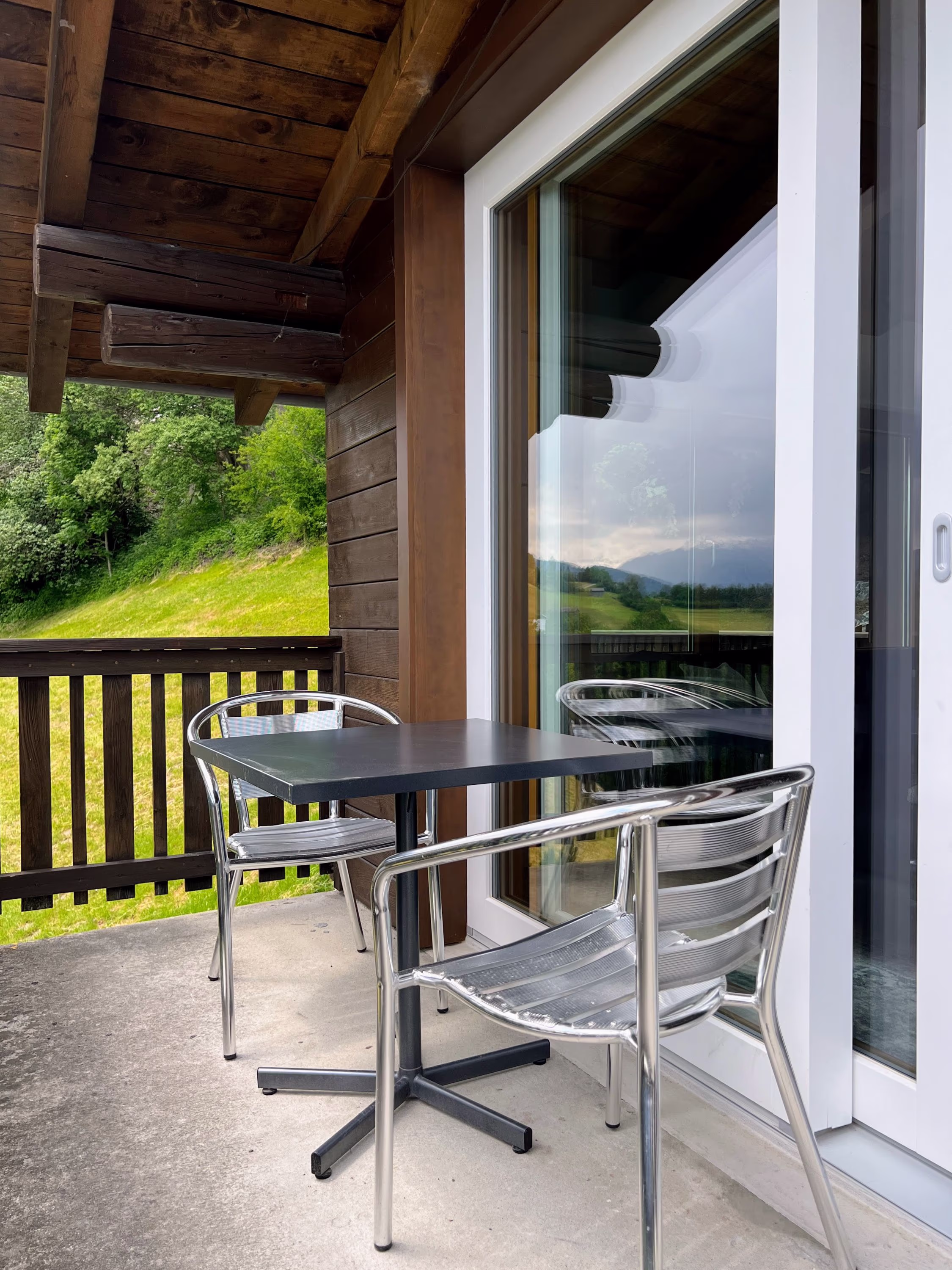 A man sitting in the room in old romantic cottage