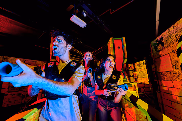 people in gaming zone