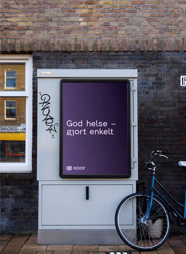 Poster design - prosjekt for Koor fra Stavanger