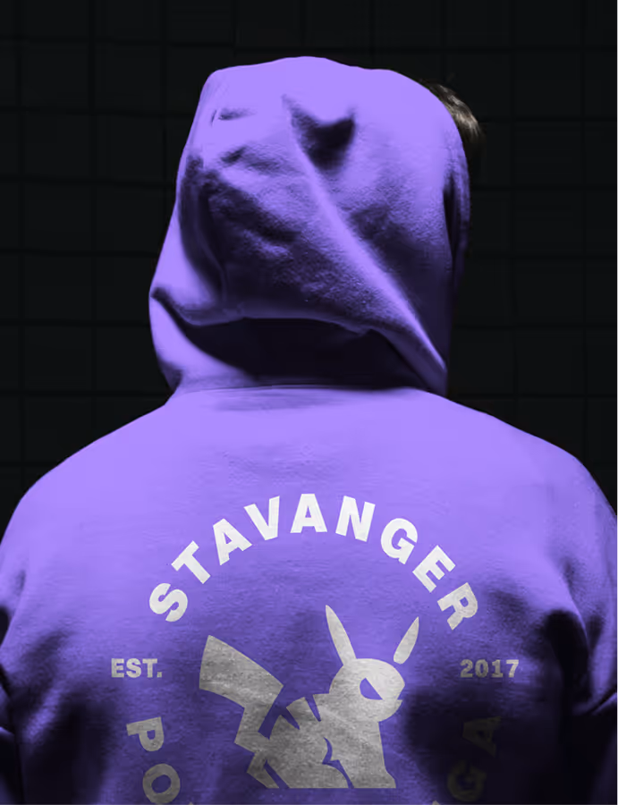 Hettegenser design - prosjekt for Stavanger Pokemon liga