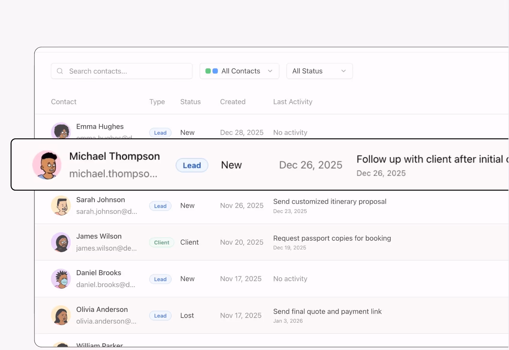 image of personalized itineraries
