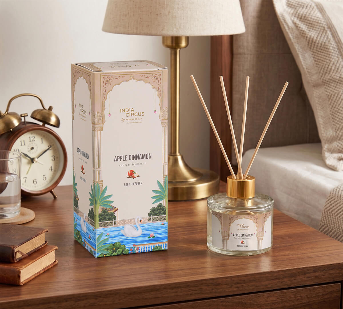 India Circus by Krsnaa Mehta Apple Cinnamon Reed Diffuser Set
