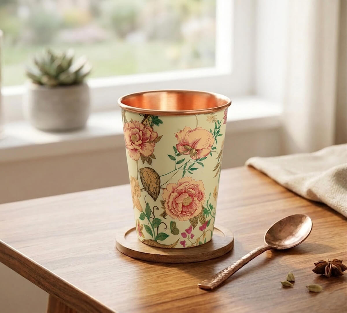 Rustic Realm Copper Tumbler Big