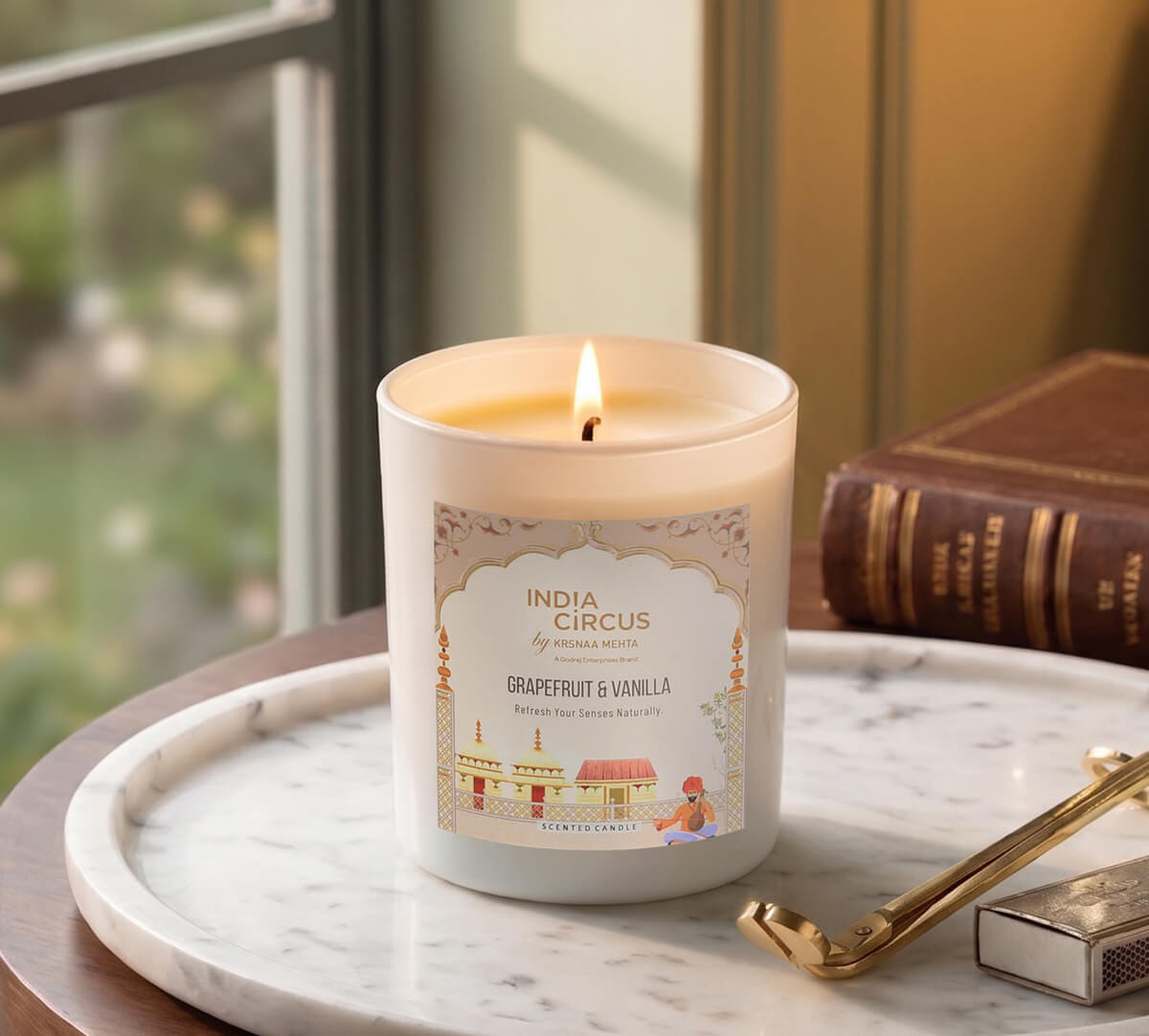 India Circus by Krsnaa Mehta Quixotic Jar Candle