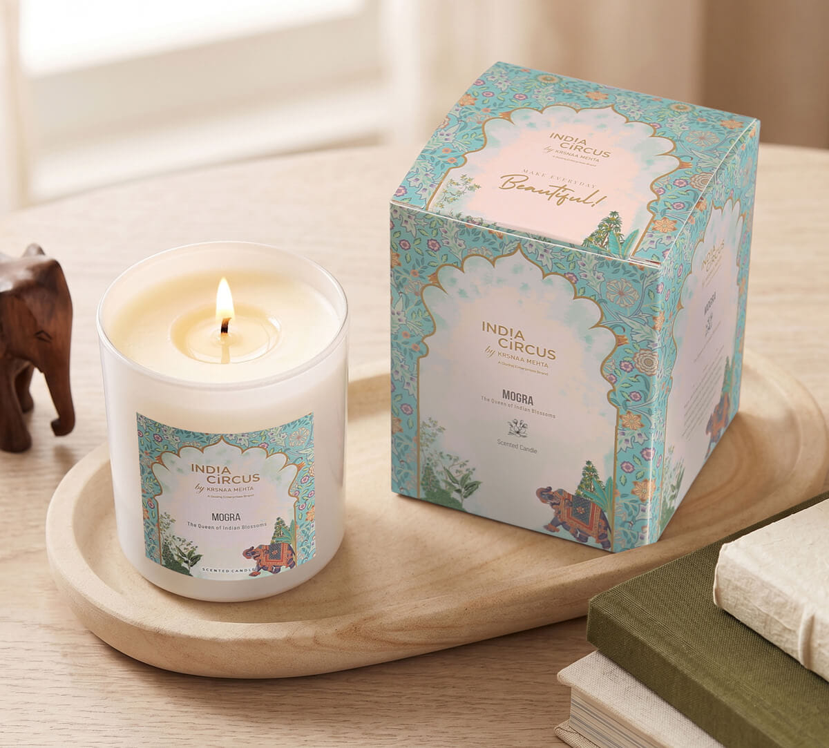 India Circus by Krsnaa Mehta Sambac Jar Candle
