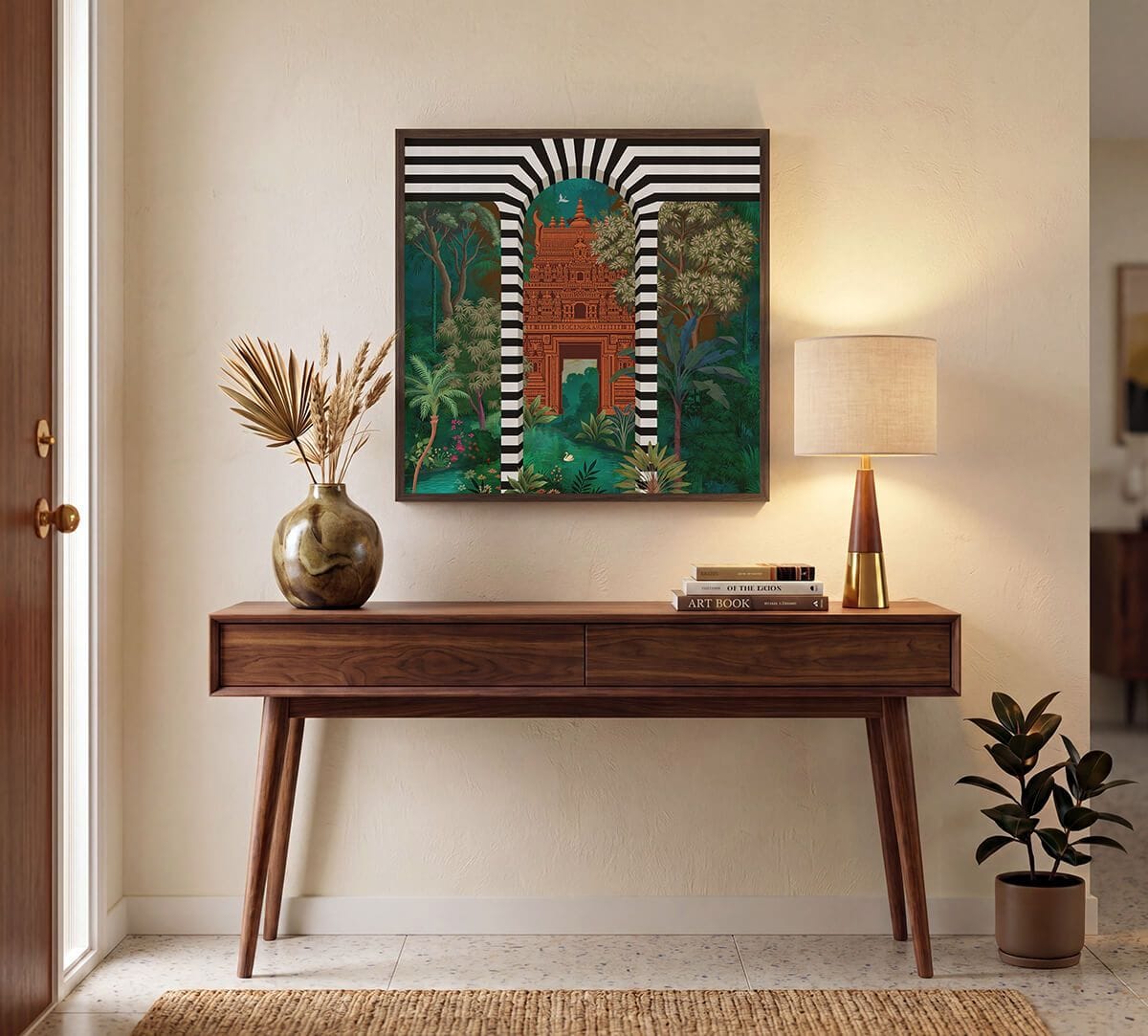India Circus by Krsnaa Mehta Door to Divine Frame Wall Art
