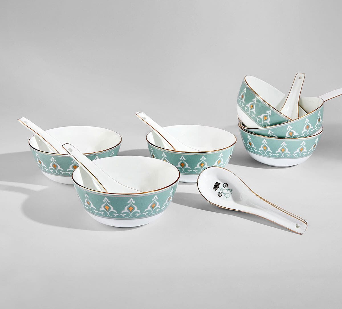 India Circus by Krsnaa Mehta Regal Romance Soup Bowl Set