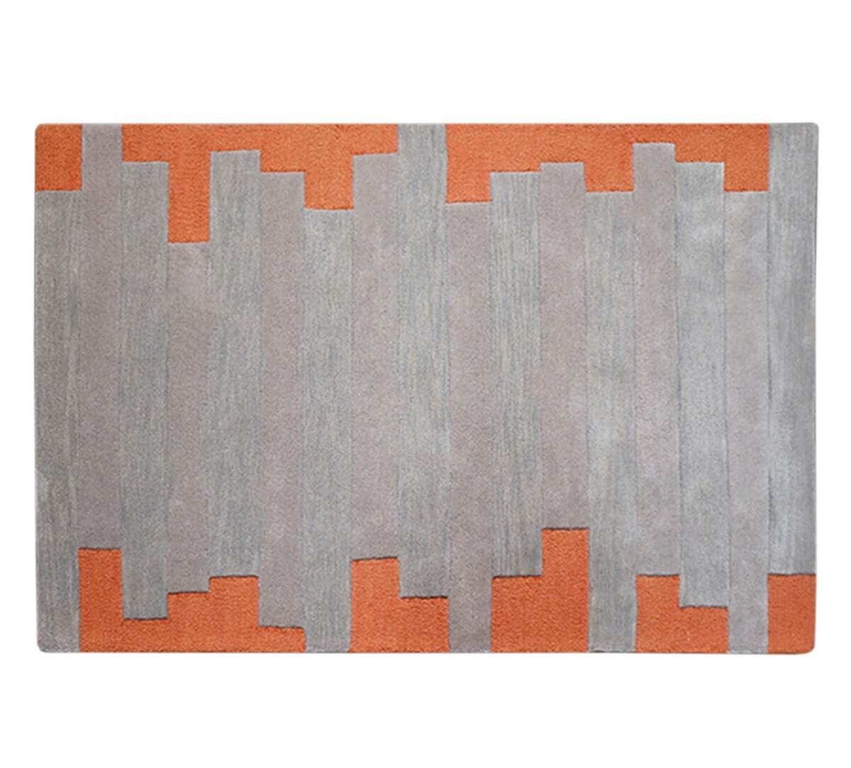 India Circus by Krsnaa Mehta Concrete Builds 4ft x 6ft Rug