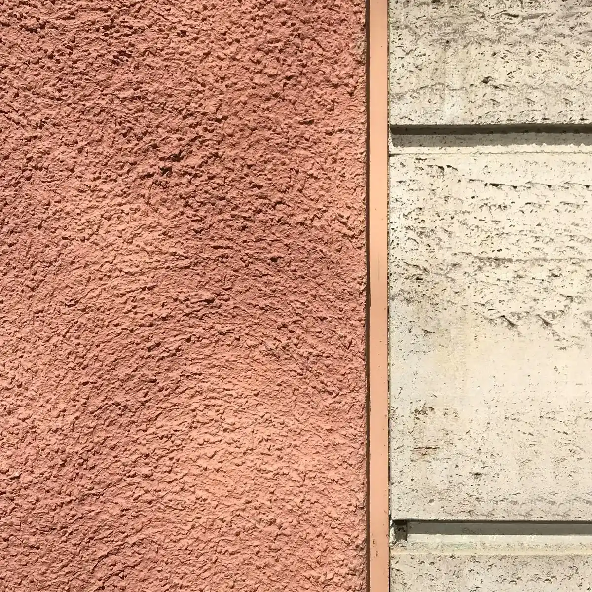 Een samensmelting van twee verschillende materialen in een foto