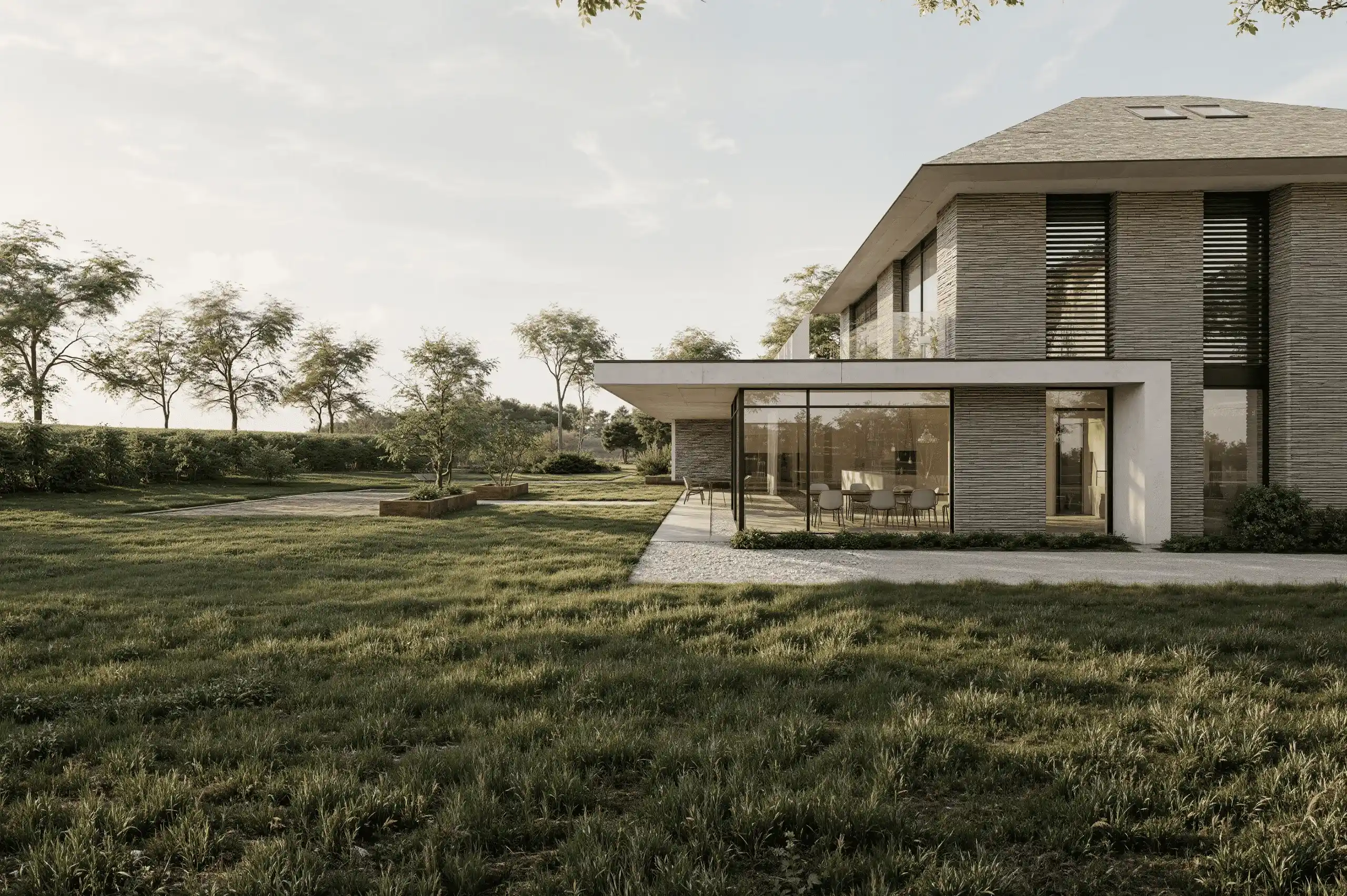 Een artistieke plek in het groen