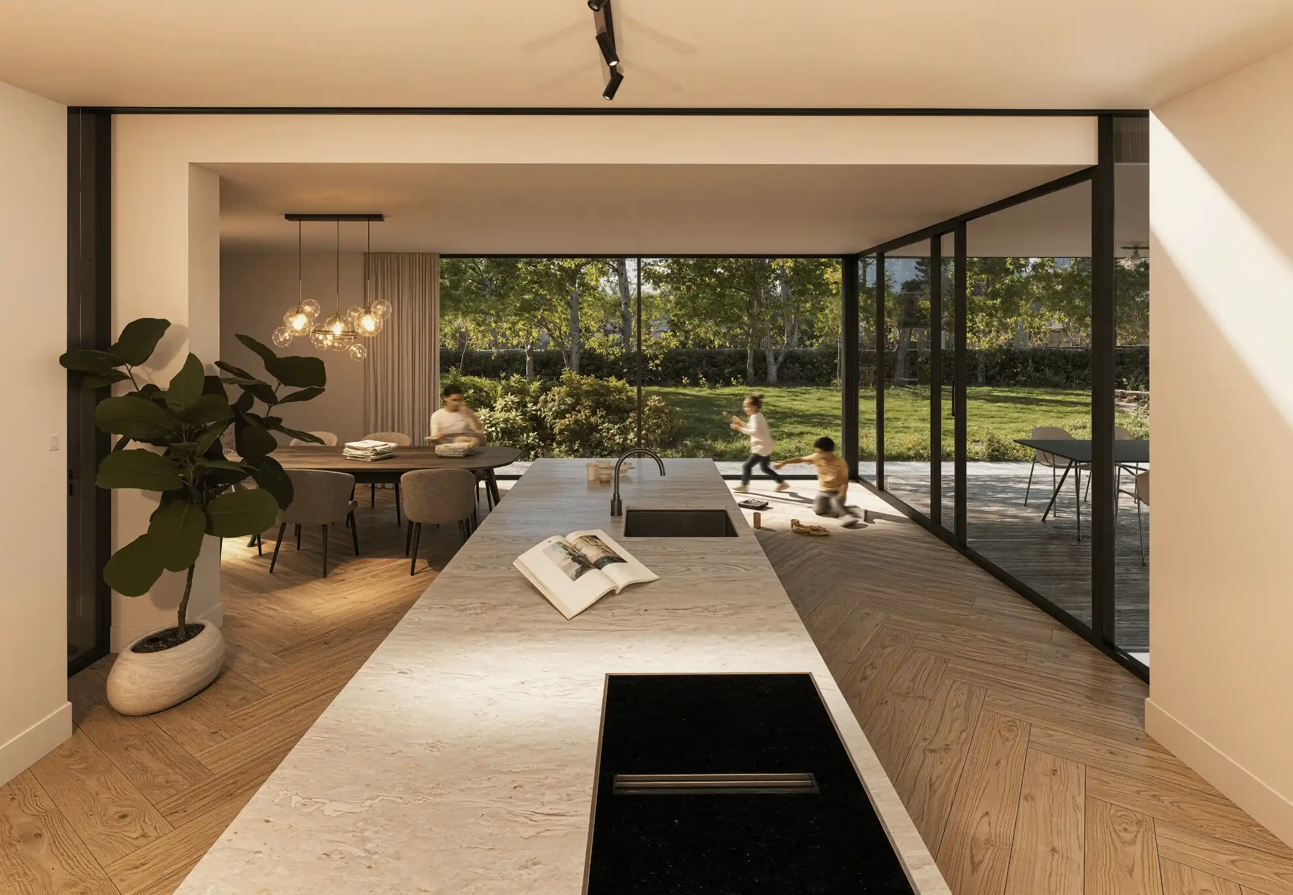 Een warm, gezellige thuis