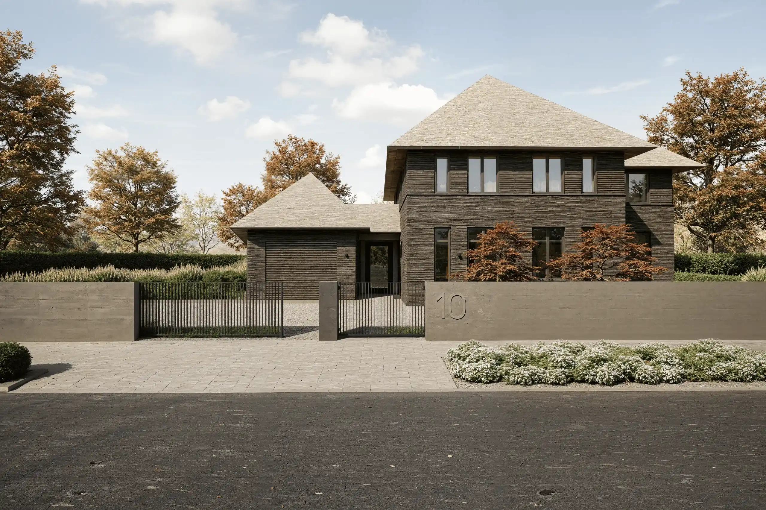 Tijdloze rieten villa